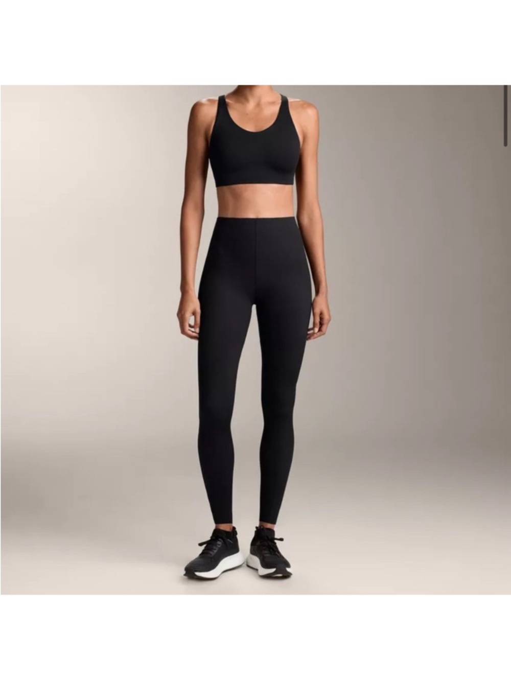 NEW OYSHO Extra Compressive core control ankle-length leggings black size medium